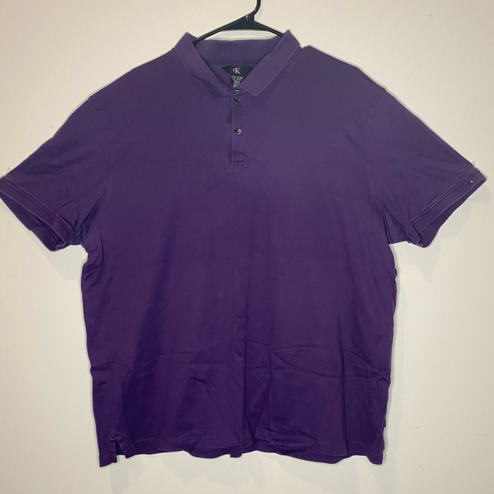 Calvin Klein Mens, purple polo, excellent condition